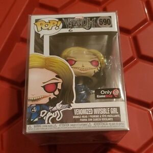Marvel Venom Venomized Invisible Girl #690 Gamestop Funko Pop